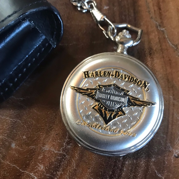 Harley-Davidson Other - Harley-Davidson men's Franklin Mint pocket watch